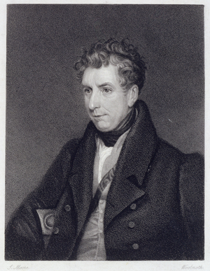 William Jerdan (1782-1869) engraved by Woolnoth (etching)