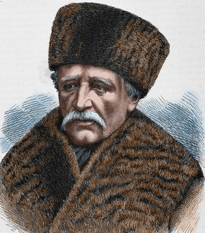 Adolf Erik, Baron Nordenskjold (engraving) (later colouration)