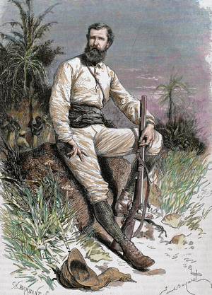 Verney Lovett Cameron (engraving) (later colouration)