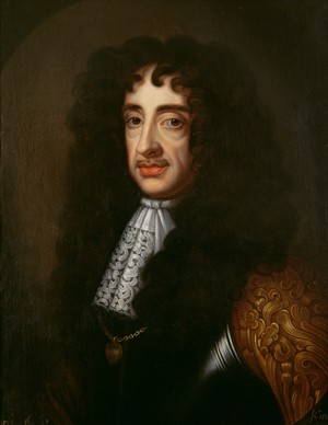 Portrait of Charles II (1630-85) (oil on canvas)