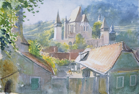 Biertan, Transylvania, 2000 (w/c on paper)