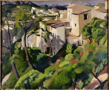Vieux Cagnes, 1927 (oil on canvas)