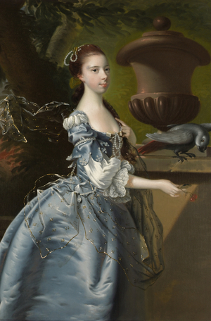 Miss Jane Monck, 1760 (oil on canvas)