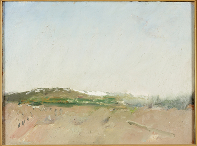 April, Boat of Garten (oil on panel)