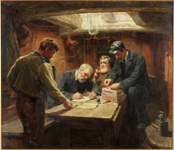 Duty Paid, 1896 (oil on canvas)