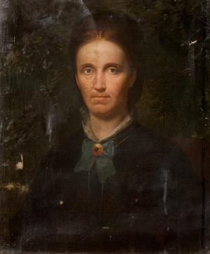 Portrait of Mrs William Glover (oil on canvas)