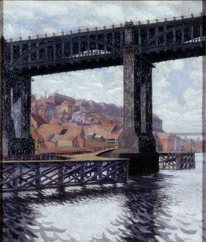 The High Level Bridge, c.1927 (oil on canvas)
