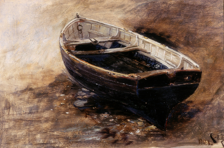 Study of a Dinghy, 1901 (oil on paper)