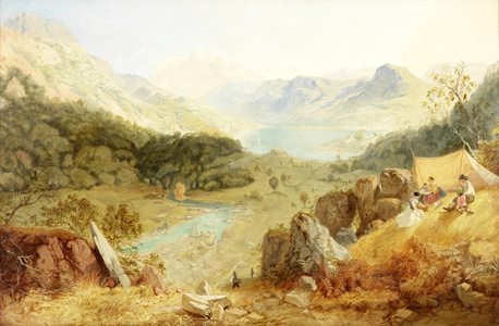 Thirlmere, Cumberland, 1869 (oil on canvas)