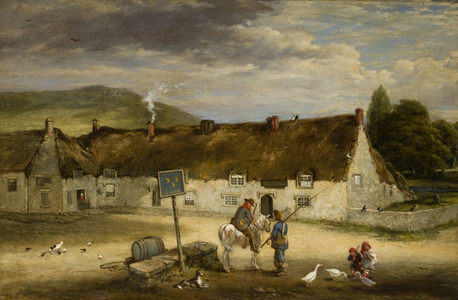 The Three Half Moons, Rothbury, 1887 (oil on canvas)