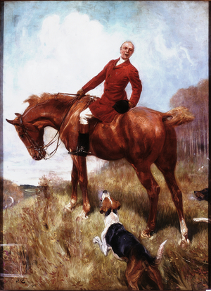 The Huntsman, 1908 (oil on canvas)