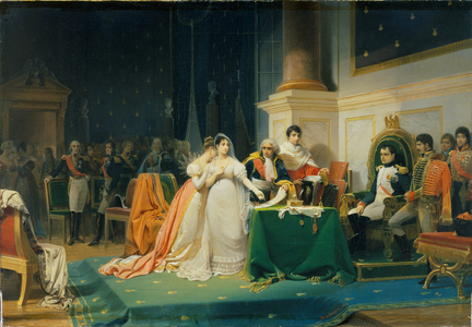 The Divorce of Empress Josephine, 15th December 1809, 1846 (oil on canvas) (see also 87439)