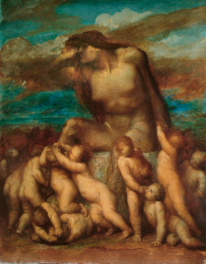 Evolution (oil on canvas)