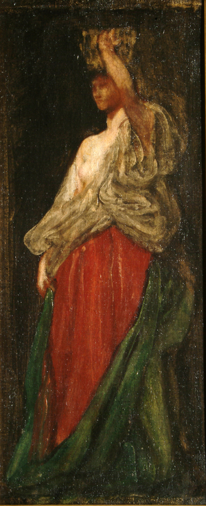 The Wine Bearer (oil on canvas)