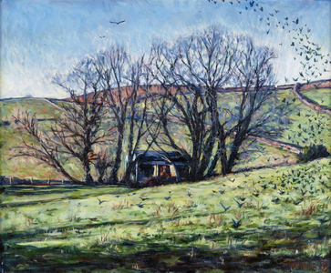 Crows Rising, 2009 (oil on canvas)