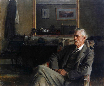 Fred Brown (oil on canvas)