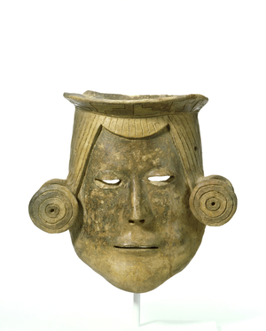 Mask, 750-1250 (pottery & paint)