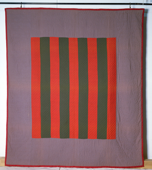 Amish Quilt, 1890 (wool & cotton)