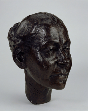 Bust of Lucy Rie, 1953 (bronze)