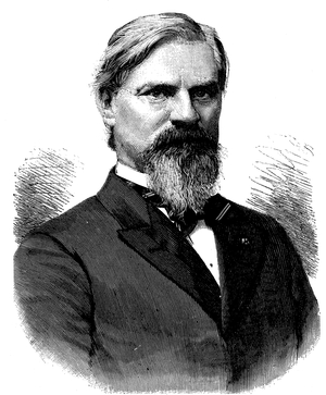 George R. Davis, Director General of the World's Fair in Chicago, historical illustration circa 1893