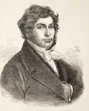 Jean-Francois Champollion, 1790 - 1832. French Classical Scholar, Philologist, Orientalist And Decipherer Of Egyptian Hieroglyphs. From El Mundo Ilustrado, Published Barcelona, 1880