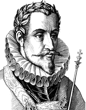 Ferdinand I, German Emperor of the Holy Roman Empire, 1503 - 1564, historical illustration, portrait, 1880