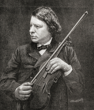 Joseph Joachim, 1831 - 1907. Hungarian violinist, conductor, composer and teacher. From The Strand Magazine, Vol I January to June, 1891