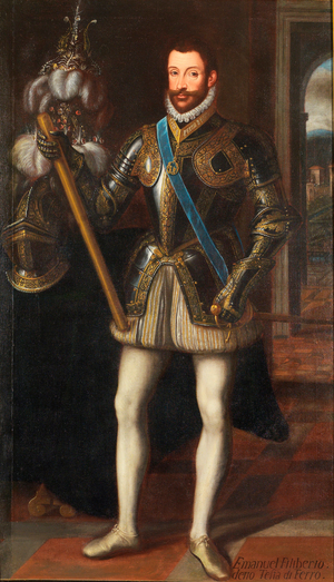Emmanuel-Philibert (Emanuele Filiberto) Emmanuel Philibert (1528-1580), Duke of Savoy - Anonymous - 17th century - Oil on canvas