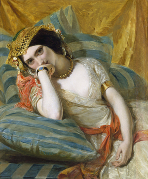 You are not fake, but you are fickle. 19th century (painting)