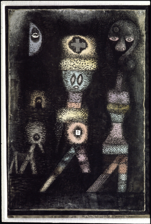 Fantomes se matérialisent.  1923 (aquarelle)