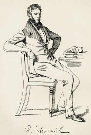Robert Macnish, 1802-1837. Scottish Surgeon, Physician, Philosopher And Writer.