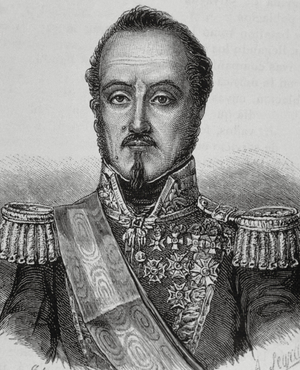 Baldomero Espartero (1793-, 1879). Engraving