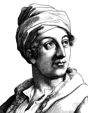 Ewald Christian von Kleist, poet, 1715 - 1759, historical illustration, portrait, 1880