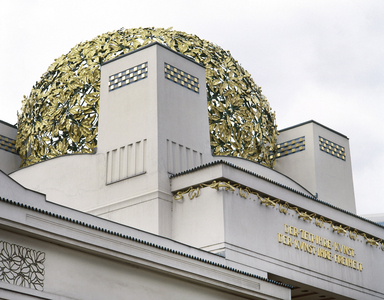 Secession Building in Jugendtstil style, Vienna, Austria (photo)