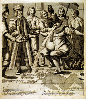 Illustration of fables by Jean de La Fontaine (engraving, 1668-1694)