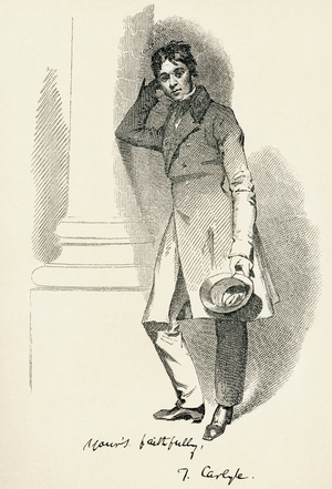 Thomas Carlyle, 1795 - 1881, As A Young Man. Scottish Satirical Writer, Essayist, Historian And Teacher.