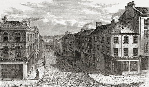 Street In Londonderry, Northern Ireland In The Late 19th Century. From Our Own Country Published 1898