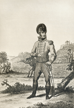 Antonio Garcia, El Inmortal Aka El Arcabuceado, 1791 - 1878. Spanish Soldier And Hero During The Spanish War Of Independence.