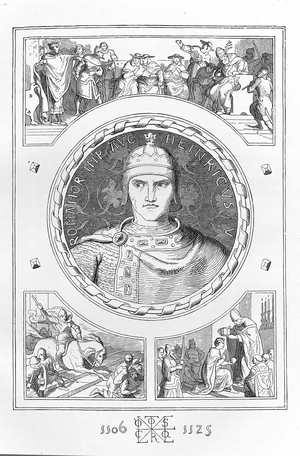 Henry V, 1081, 1086, 1125, family, of, Salian, co-regent, Emperor Henry IV, Roman-German king, Roman German Emperor,