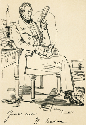 William Jerdan, 1782 - 1869. Scottish Journalist.