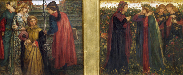 Dante saluting Beatrice, 1863 (painting)