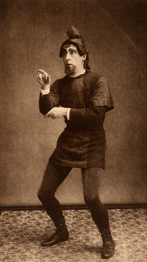 Edward Compton as Dromio of Syracuse in The Comedy of Errors by William Shakespeare, c.1895 (photo)