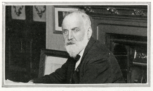 William Thomas Stead, journalist and passenger on Titanic, from 'The Sphere', 20 April 1912 (litho) (detail of 450856)