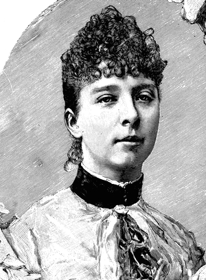 Marie Amelie d'Orleans (1865-1909), French princess, historical illustration, circa 1886