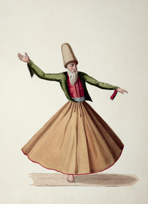 The Turner, Ottoman period, third quarter of 18th century (w/c on paper)