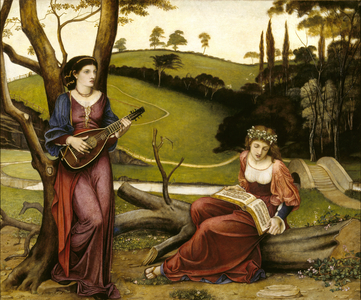The Gentle Music of a Bygone Day, 1873 (oil on canvas)