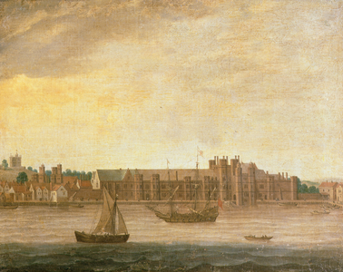 Old Greenwich Palace (oil on canvas)
