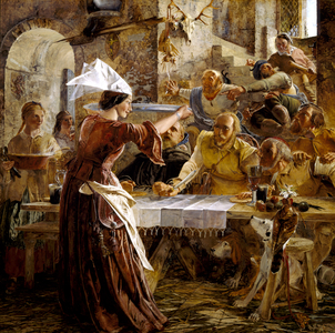 The Spur in the Dish, c.1861 (mural)