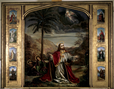 Christ in the Garden of Gethsemane, 1887 (oil on panel)