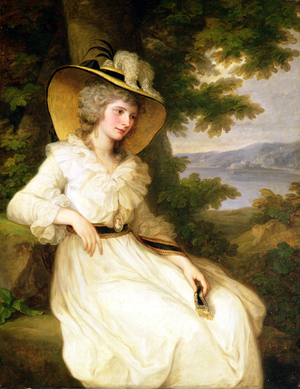 Lady Elizabeth Foster, 1785 (oil on canvas)